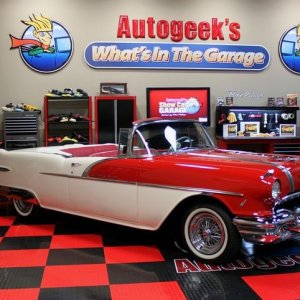 1956 Pontiac Star Chief on Autogeek's What's in the Garage with Mike Philli