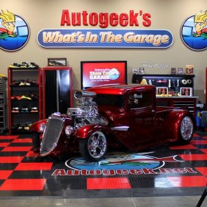 Hemi Engine in a 1934 Ford on the set of Autogeek's &quot;What's in the