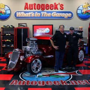 Hemi Engine in a 1934 Ford on the set of Autogeek's &quot;What's in the