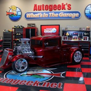 Hemi Engine in a 1934 Ford on the set of Autogeek's &quot;What's in the