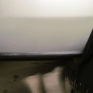 discolored molding