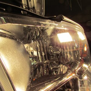 headlight lens contaminant