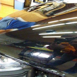 Harley Paint Correction Vivid Black