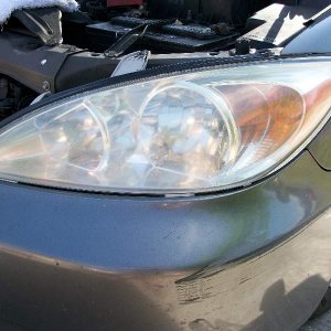 '03 Camry Headlight Restoration
