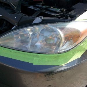 '03 Camry Headlight Restoration