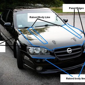 Raised Body Lines and Panel Edges