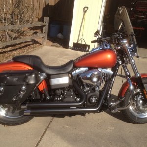Harley Paint Correction Sedona Orange