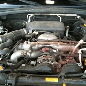 Subaru motor before