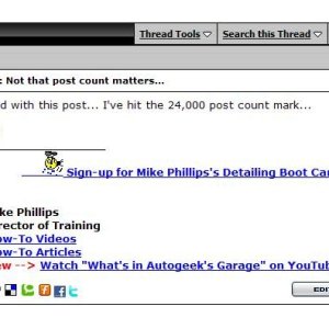 24,000 posts on AutogeekOnline