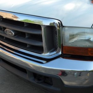 truck headlights chrome