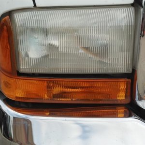 truck headlights chrome