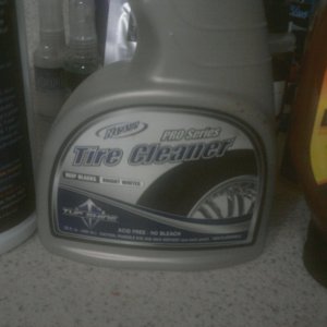 Tuf Shine Tire Cleaner, AA Leather Conditioner