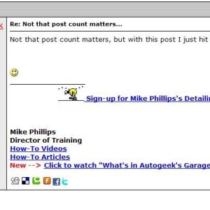 25,000 posts on the AG forum