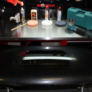 Makita BO6040 Removing Sanding Marks with Mike Phillips