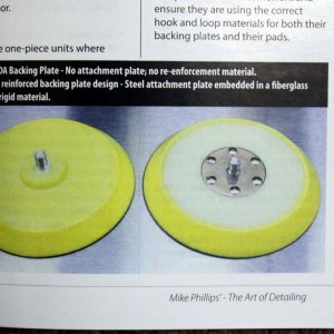 Early DA Backing Plate photo by Mike Phillips
