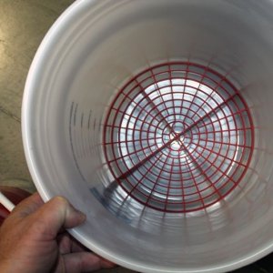 Grit Guard Inserts inside 5 gallon buckets