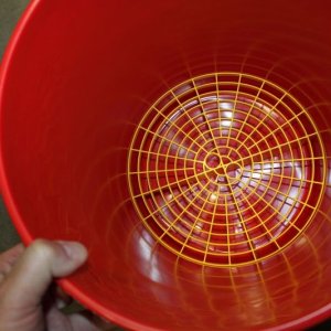 Grit Guard Inserts inside 5 gallon buckets
