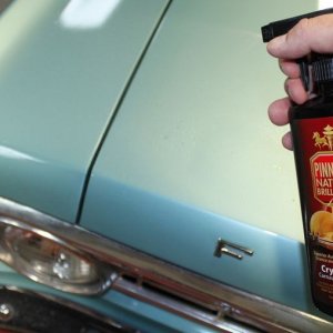 Spraying a Spray Detailer