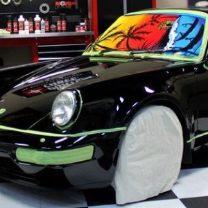 How to tape-off a car picture by Mike Phillips