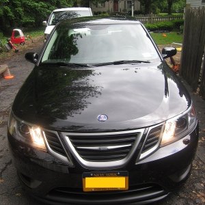 Outside front