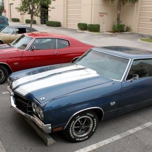 Two Chevelles and a Camaro
