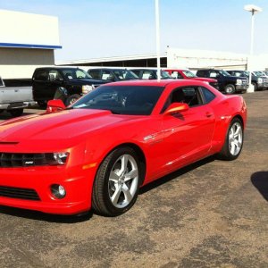 2012 Inferno Orange Metallic Camaro 1SS
