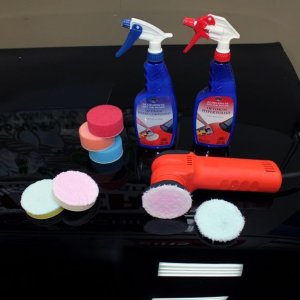 Small pads on Griot's 3 inch polisher by Mike Phillips