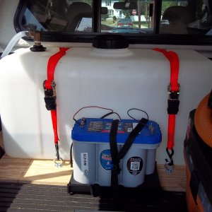 water tank & Battery