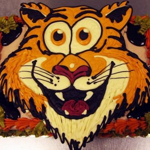 Old Tiger Birthday Cake