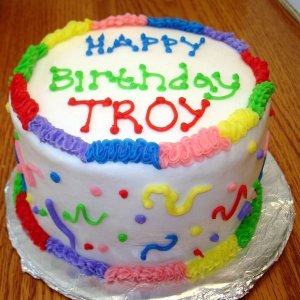 Troy Birthday Cake