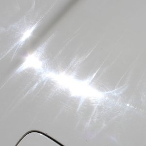 Holograms in a Corvette Rotary Buffer Swirls