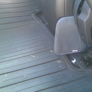 Dirty Backseat Floor Mat
