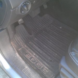 Dirty Driver Side Floor Mat