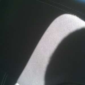 Dirty Leather Drivers Seat 1