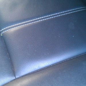 Dirty Leather Drivers Seat 2
