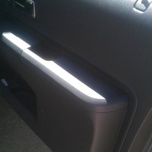 Dirty Passenger Side Door Panel