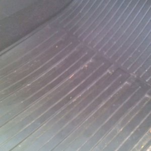 Dirty Passenger Side Floor Mat