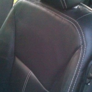 Clean Leather Drivers Seat 2