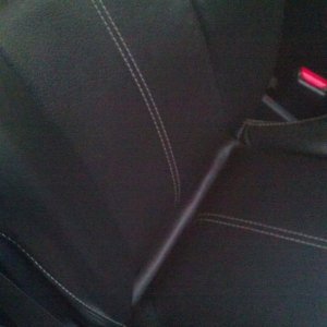 Clean Leather Passenger Seat 2