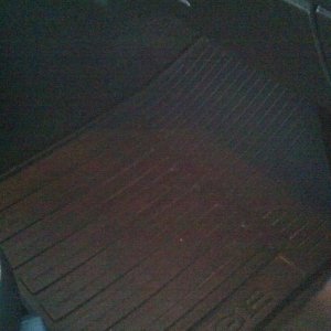 Clean Passenger Side Floor Mat