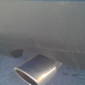 Exhaust Pipe Before