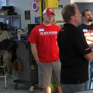 Dennis Gage and Mike Phillips at Evansville GTG
