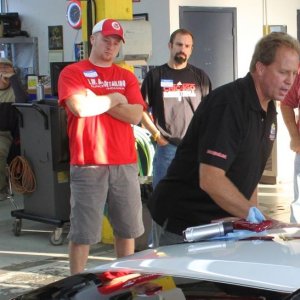 Dennis Gage and Mike Phillips at Evansville GTG