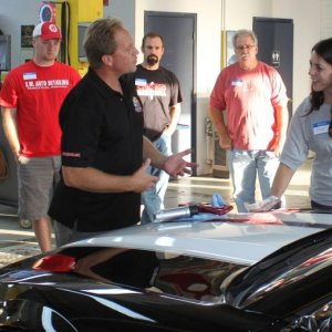 Dennis Gage and Mike Phillips at Evansville GTG