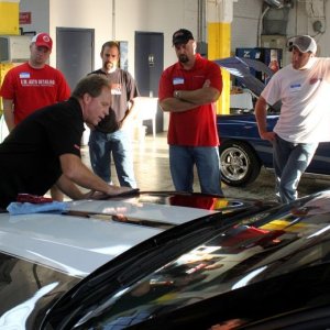 Dennis Gage and Mike Phillips at Evansville GTG