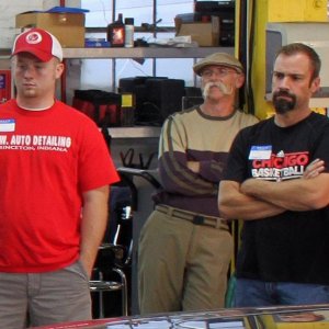 Dennis Gage and Mike Phillips at Evansville GTG