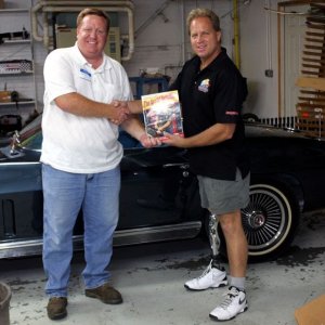 Dennis Gage and Mike Phillips at Evansville GTG