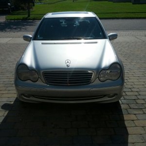 Front end sun shining on it