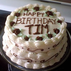 Tim Birthday Cake