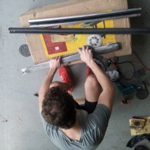B4 sanding, after sanding - B4 paint